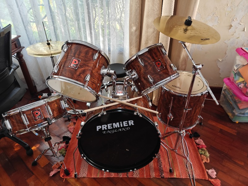 Premier England drum set 5piece 